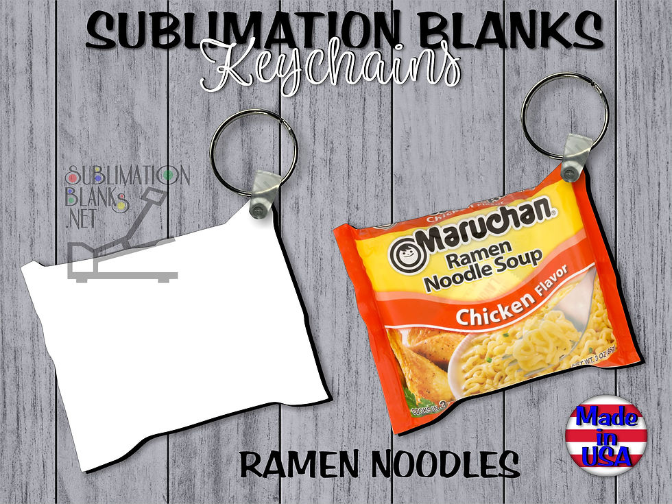Thumbnail: SINGLE SIDED RAMEN NOODLES Dangle Earrings Sublimation Blanks Earrings