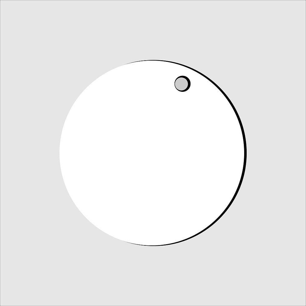 BULK ROUND CIRCLE SUBLIMATION BLANKS EARRING BLANKS MDF WHOLESALE