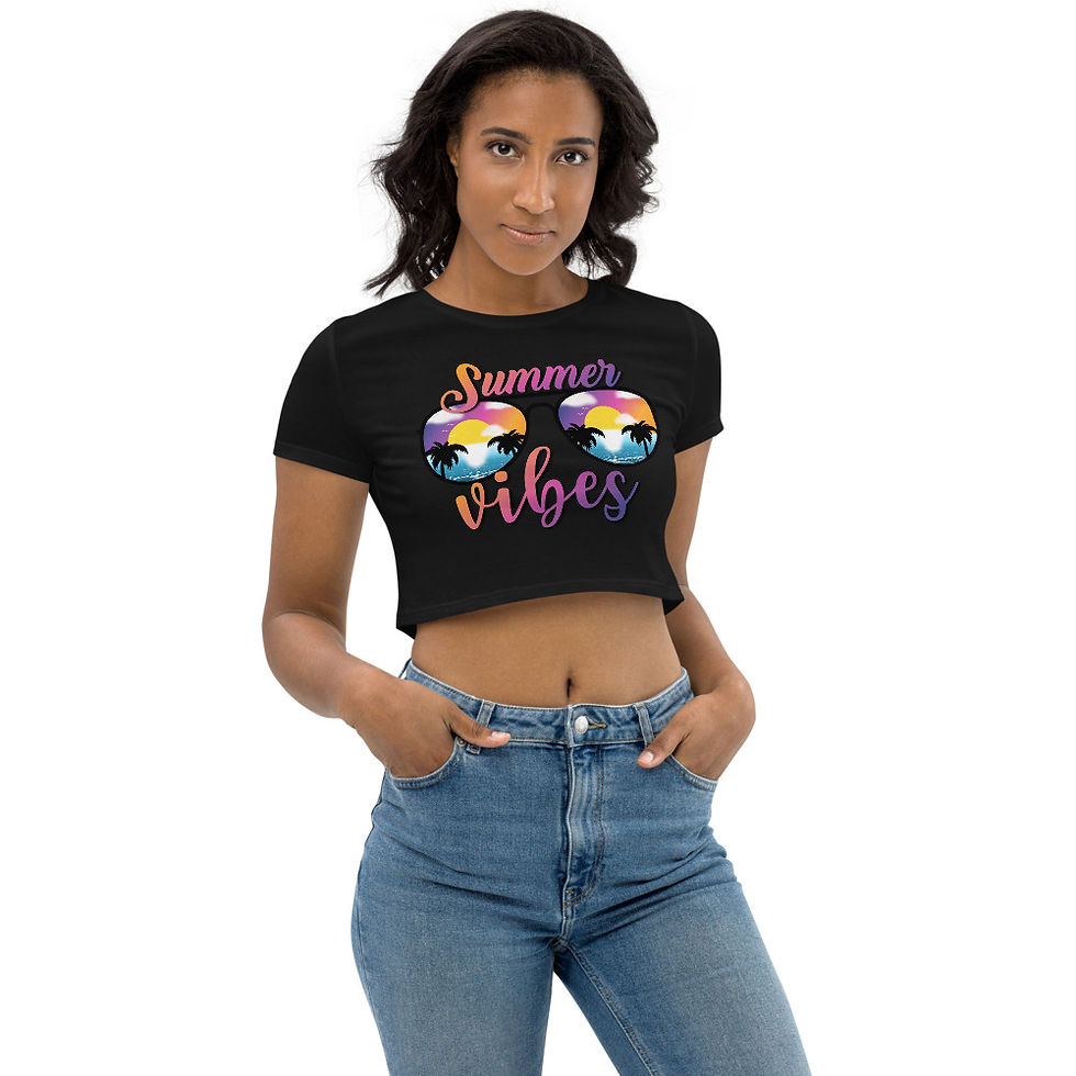 Thumbnail: SUMMER VIBES Organic Crop Top
