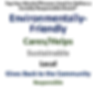Word cloud of top words used to describe socially responsible brands.