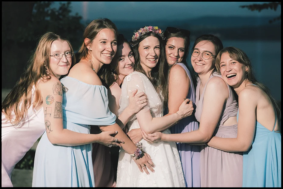 Ślub plenerowy z widokiem na jezioro śląsk, fotograf i kamerzysta