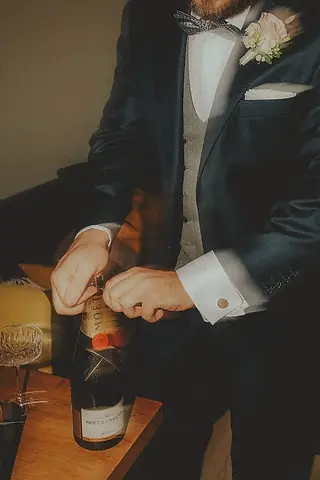Stylowe ozdoby weselne i kwiaty.