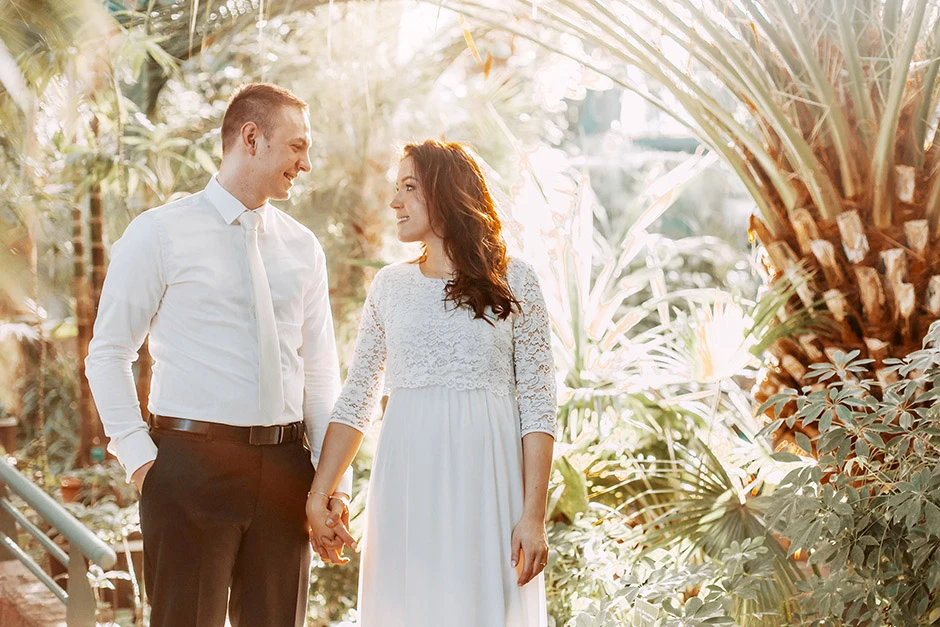 Sesja ślubna palmiarnia, sesja ślubna Gliwice, sesja ślubna palmiarnia Gliwice, fotograf Gliwice, fotograf ślubny Gliwice, sala weselna Gliwice