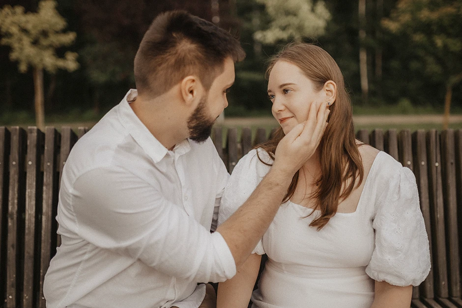 Sesja narzeczeńska, sesja pary, sesja przedślubna, jezioro Paprocany, fotograf Tychy, sala weselna Tychy