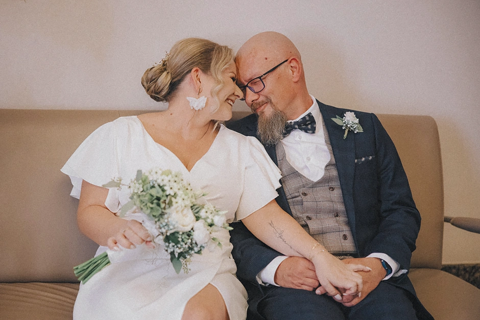 Wesele w kameralnej atmosferze, ślub w Żorach.