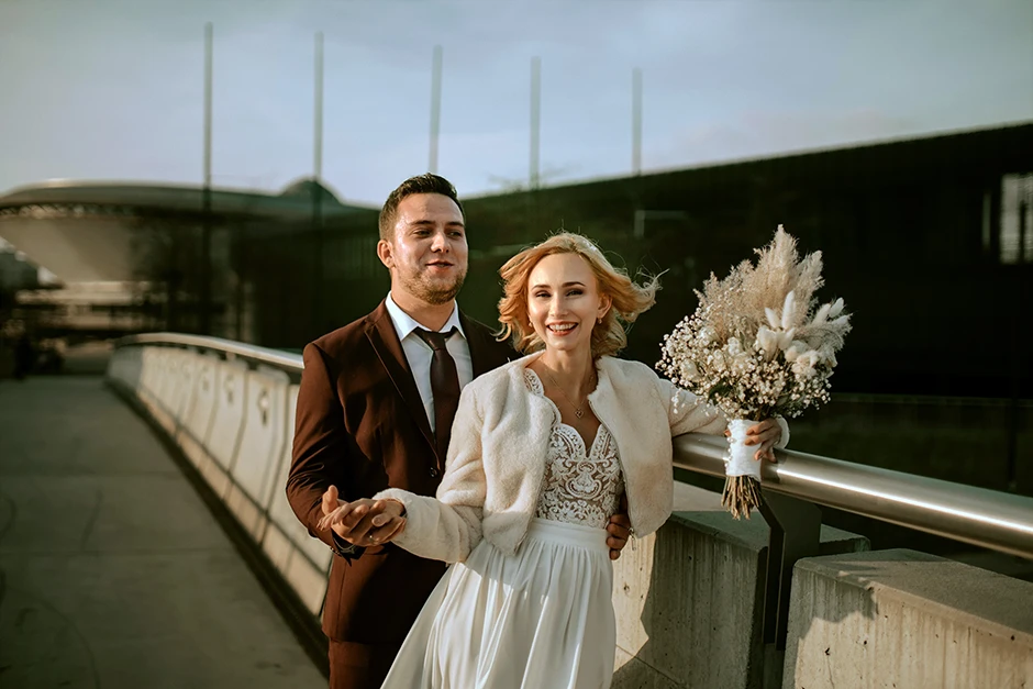 Miejska ślubna sesja, sesja ślubna w mieście, sesja ślubna Katowice, fotograf ślubny Katowice, sesja ślubna Śląsk, fotograf Śląsk 