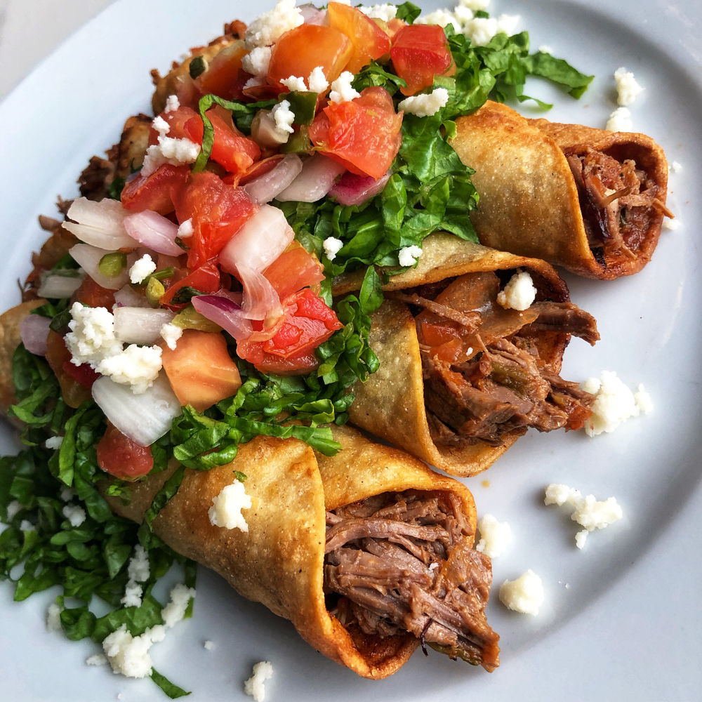 Aussie GrassFed Braised Beef Rolled Tacos