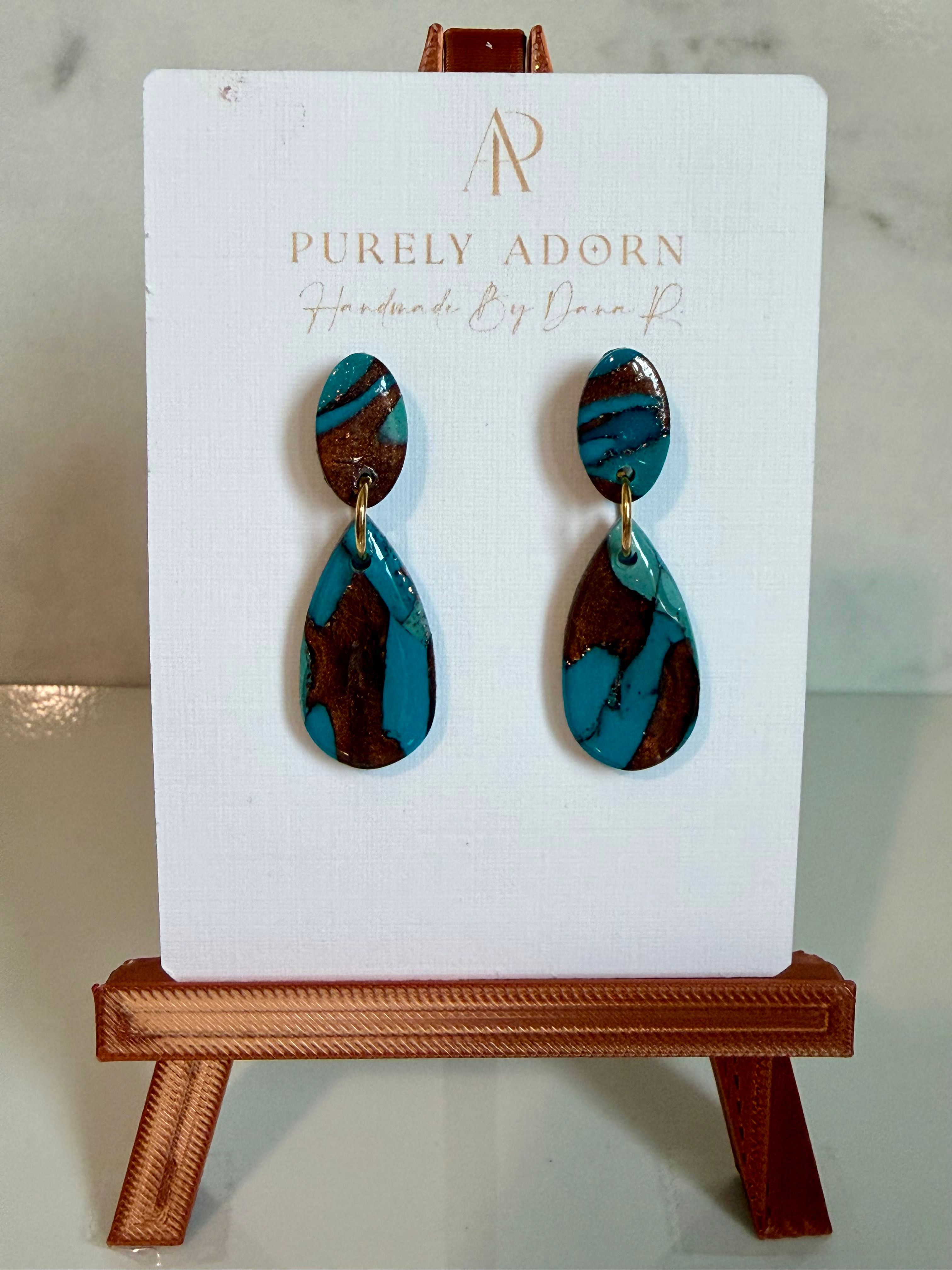 Turquoise Terrain Collection - Stone Drop