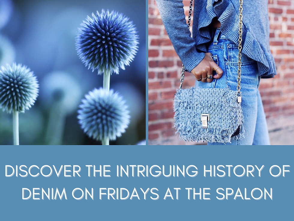 Discover The Intriguing History Of Denim On Fridays At The Spalon