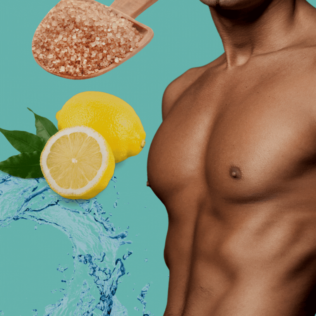 Man chest hair removal