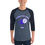 Thumbnail: 3/4 sleeve raglan unisex volleyball 