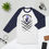 Thumbnail: Unisex Raglan 3/4 Basketball Logo