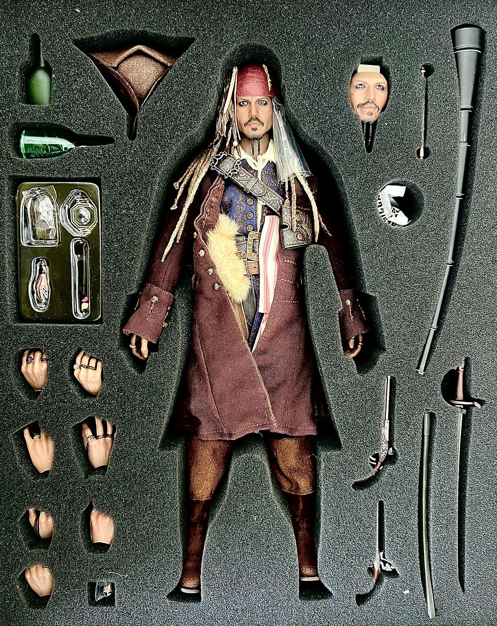 Thumbnail: 1/6 Hot Toys Jack Sparrow DX06 Sideshow Exclusive Pirates Of The Caribbean POTC 