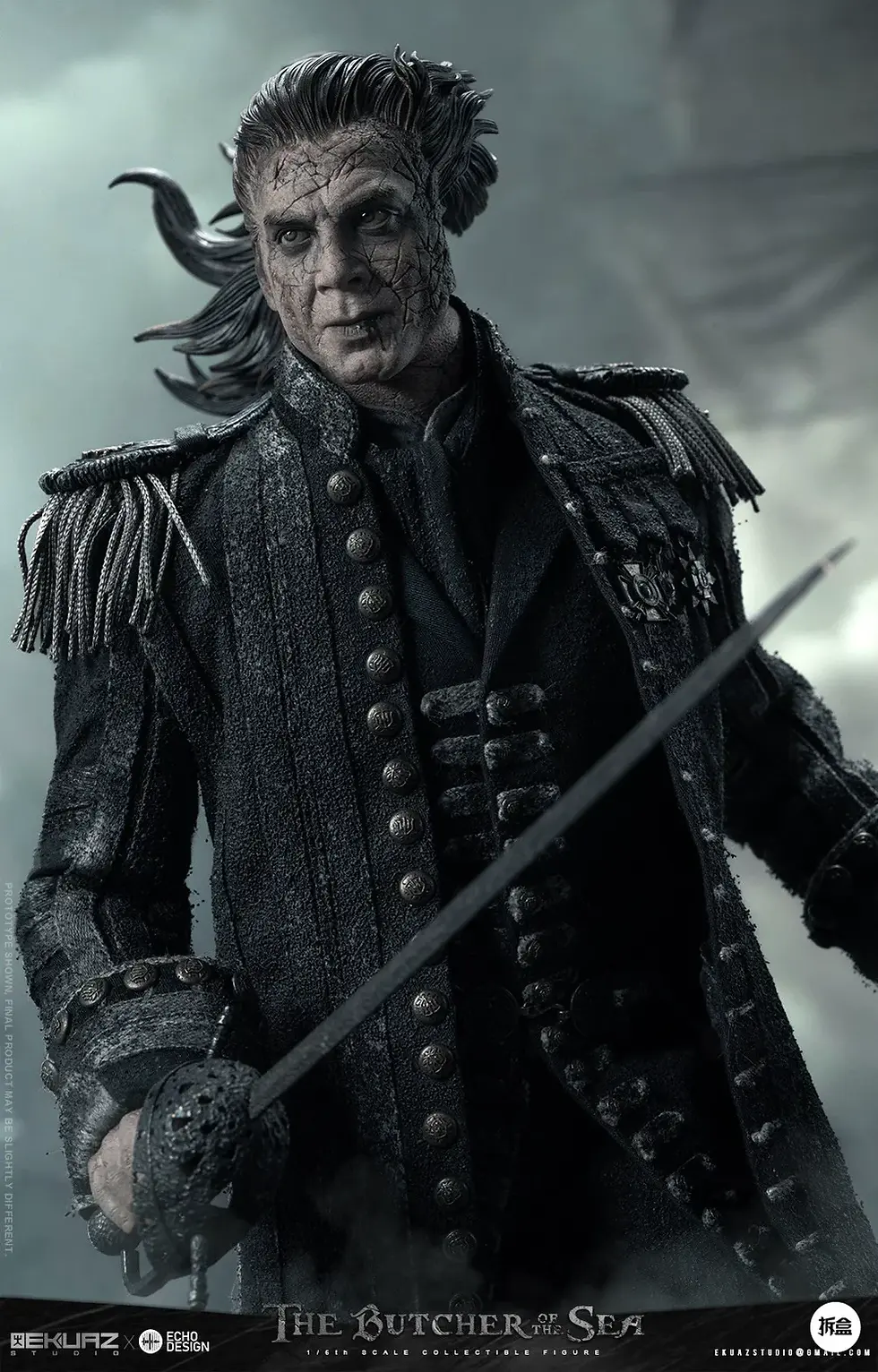 Thumbnail: Pre-Order: 1/6 Blackbeard Pirates of the Caribbean Figure 