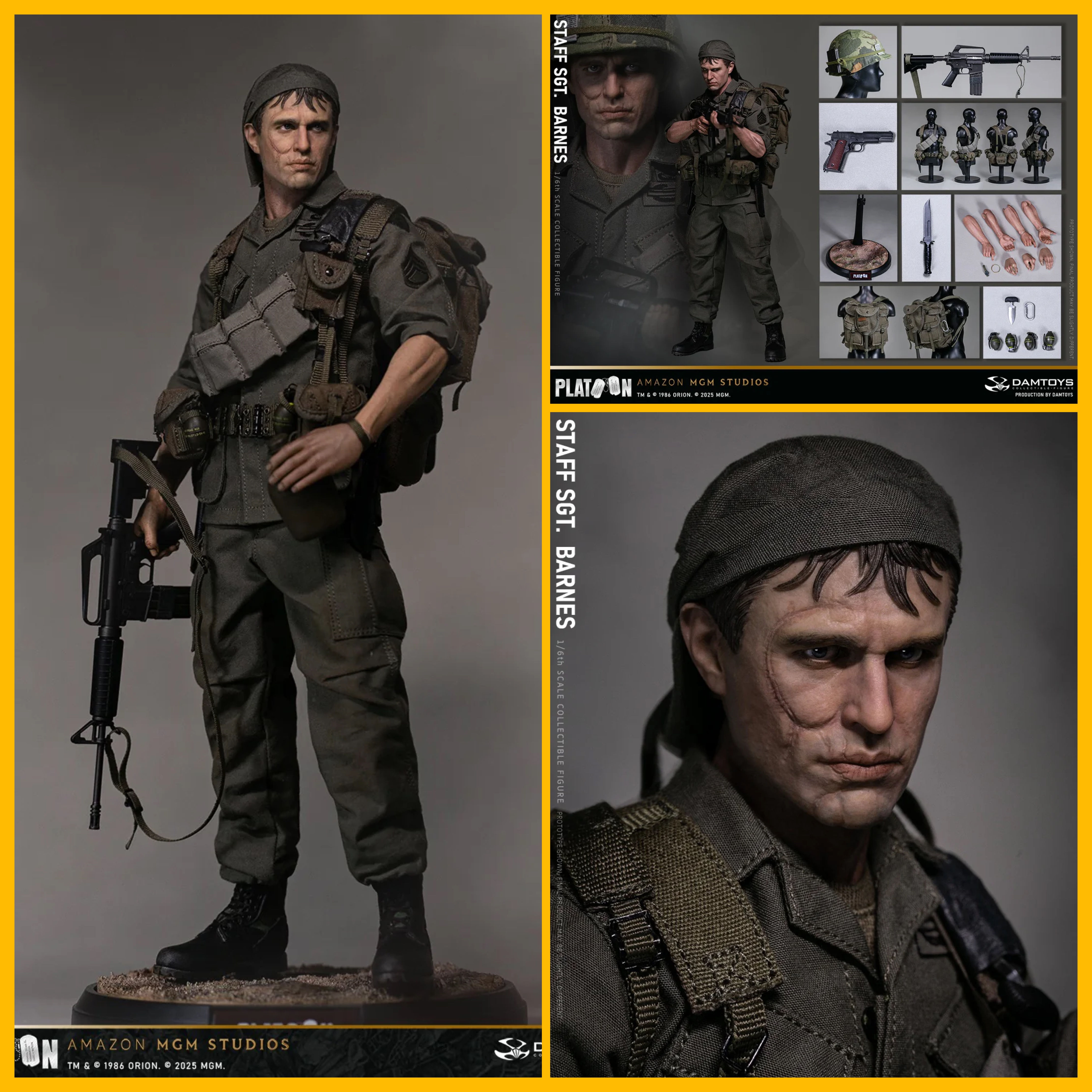 Pre-Order: 1/6 DAMTOYS Platoon Staff Sergeant Barnes DMS045 Figure