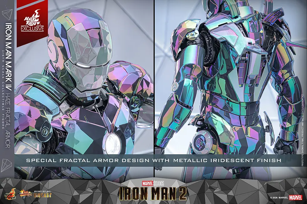Thumbnail: 1/6 Hot Toys Iron Man 2 1/6 Mark IV (Haze Fractal Armor) MMS855D79 figure. 