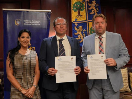 Barony of Braemar signs agreement with the Municipality of Salinas, Ecuador (March, 2026)