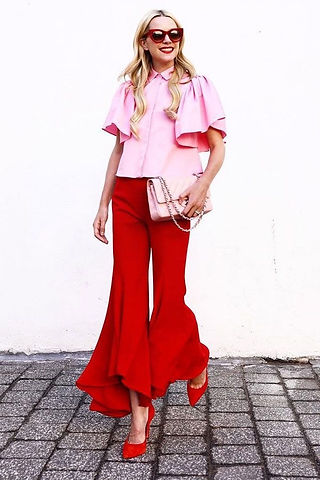Pink and Red