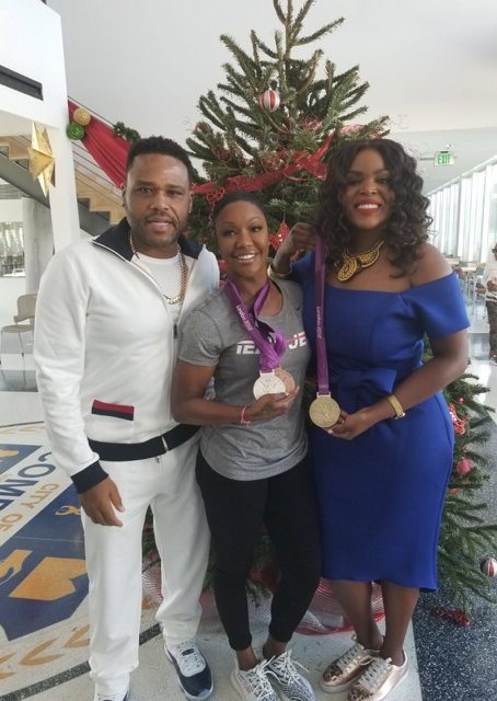 Olympian Carmelita Jeter and More Gives Back This Holiday