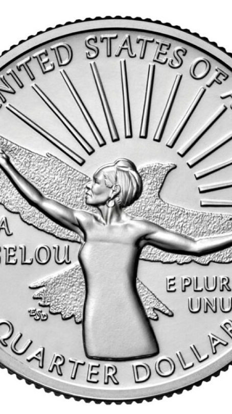 Maya Angelou Becomes First Black Woman on a Quarter