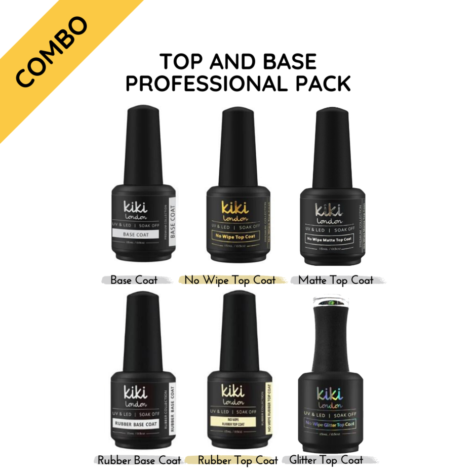 Professional Top & Base Set Of 6