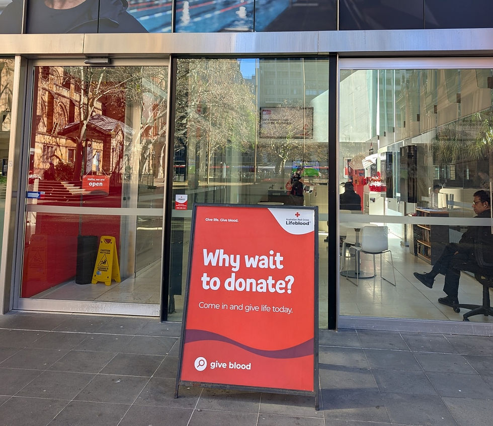 Lifeblood Town Hall Donation Centre