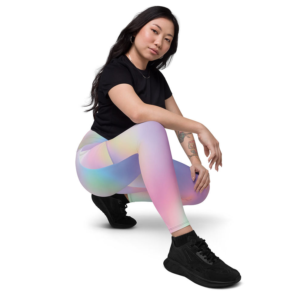Miniature : Crossover leggings with pockets - GLP-C001