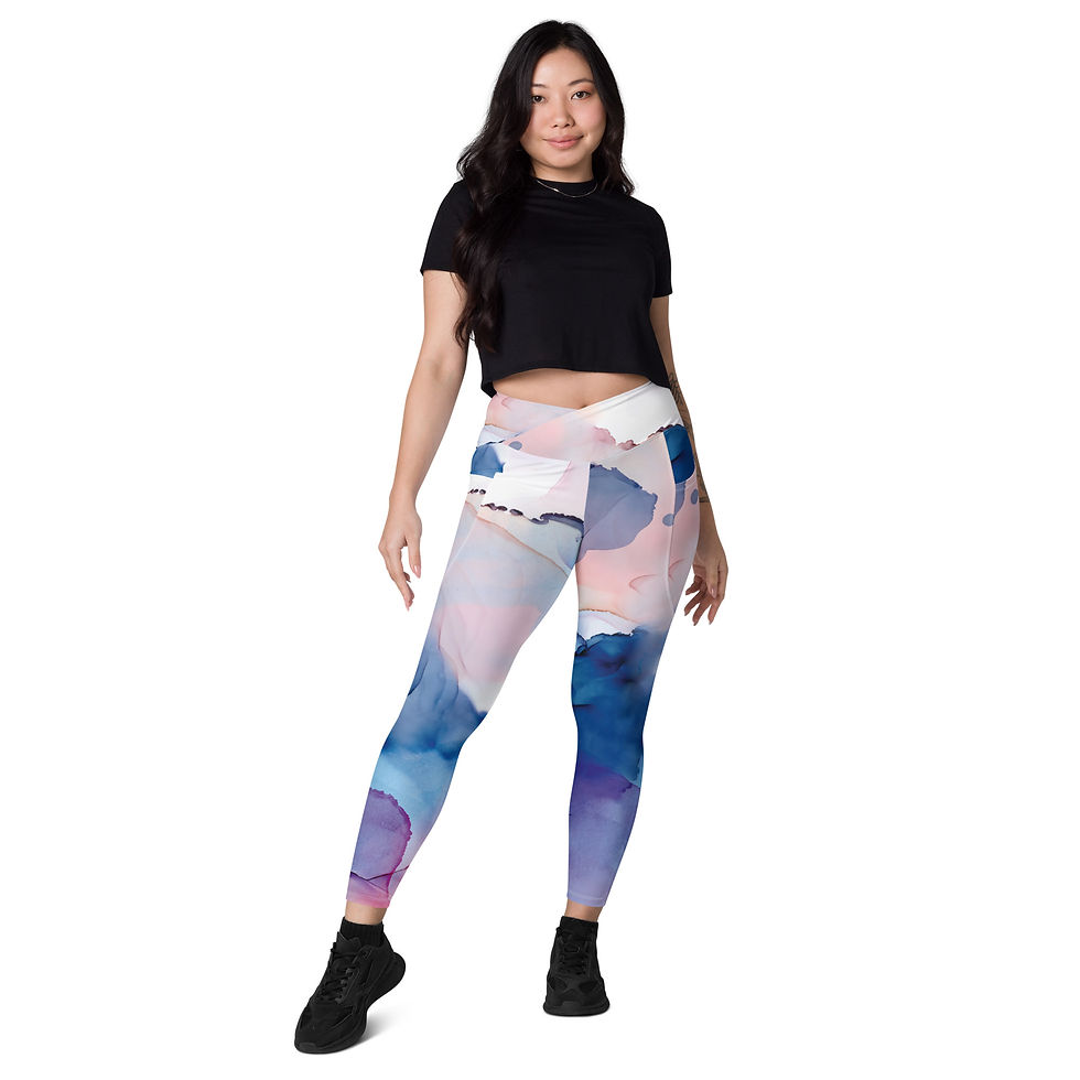 Miniature : Crossover leggings with pockets - GLP-C011