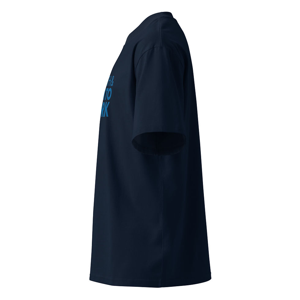 Thumbnail: Unisex organic oversized high neck t-shirt - GSATU020-1