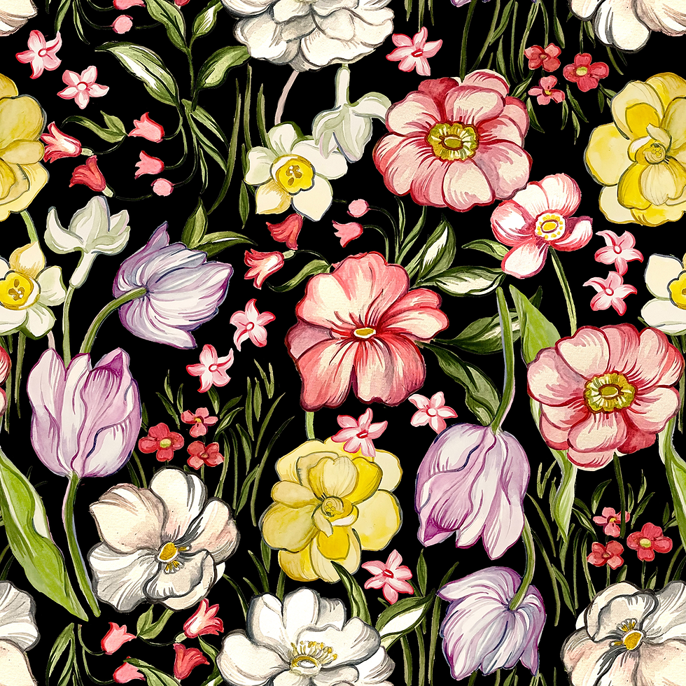 Square black floral5