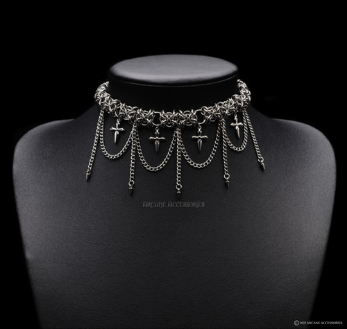 ORC Ethereal Choker | Arcane Accessories | Handcrafted Stainless