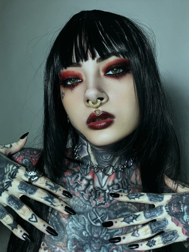 Barbed Orbis Choker | arcaneaccessories Chainmail Choker