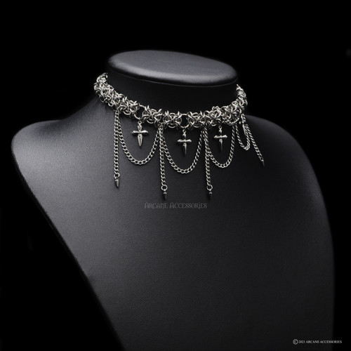 ORC Ethereal Choker | Arcane Accessories | Handcrafted Stainless