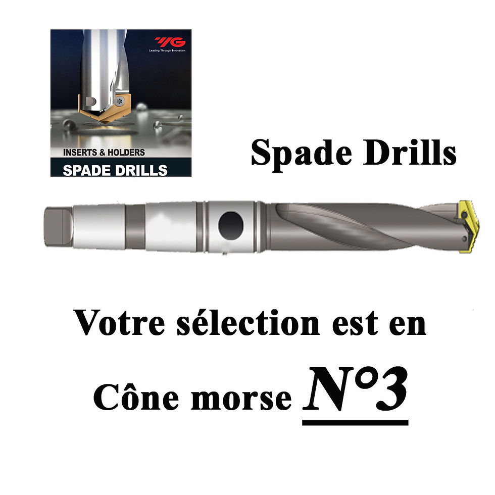 Miniature : Foret à lame SPADE DRILLS à queue cône morse