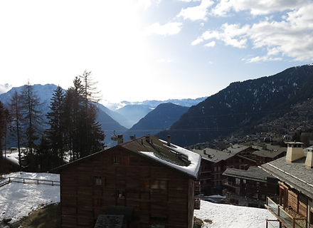 W Verbier mountain view