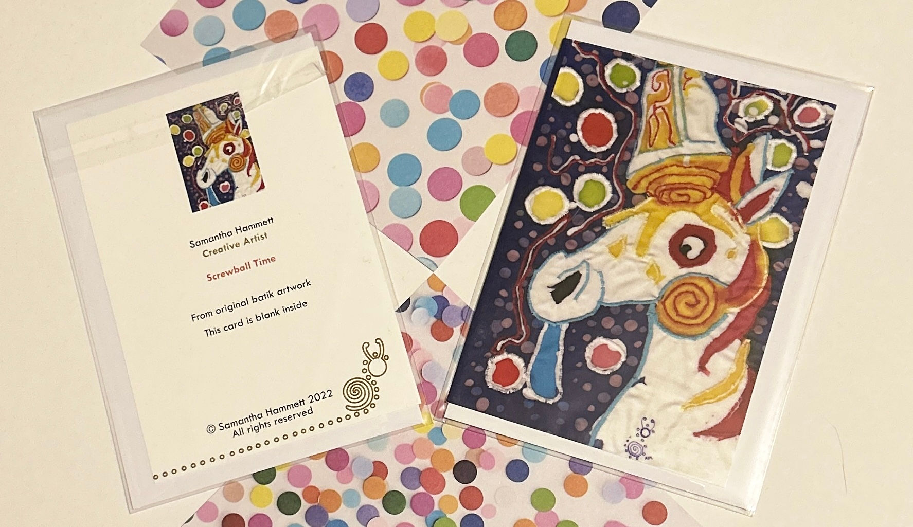 Screwball Time Greeting Card