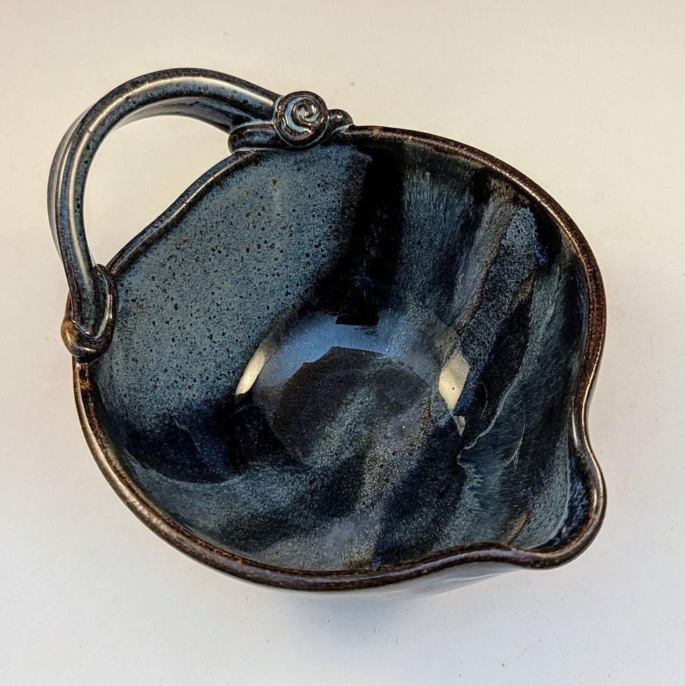 Thumbnail: Small batter bowl in ocean jasper