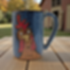 What the cluck chicken mug straight up