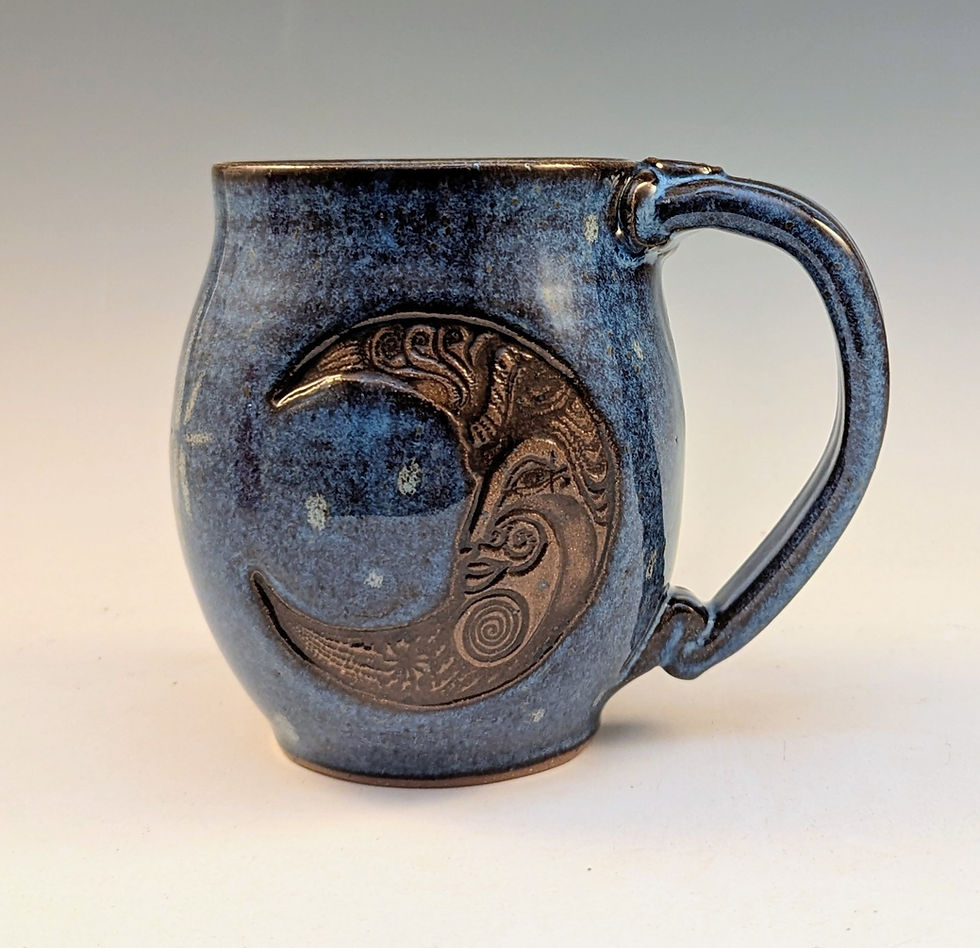 Thumbnail: Moon stoneware pottery mug