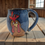 Thumbnail: What the cluck chicken mug in blue