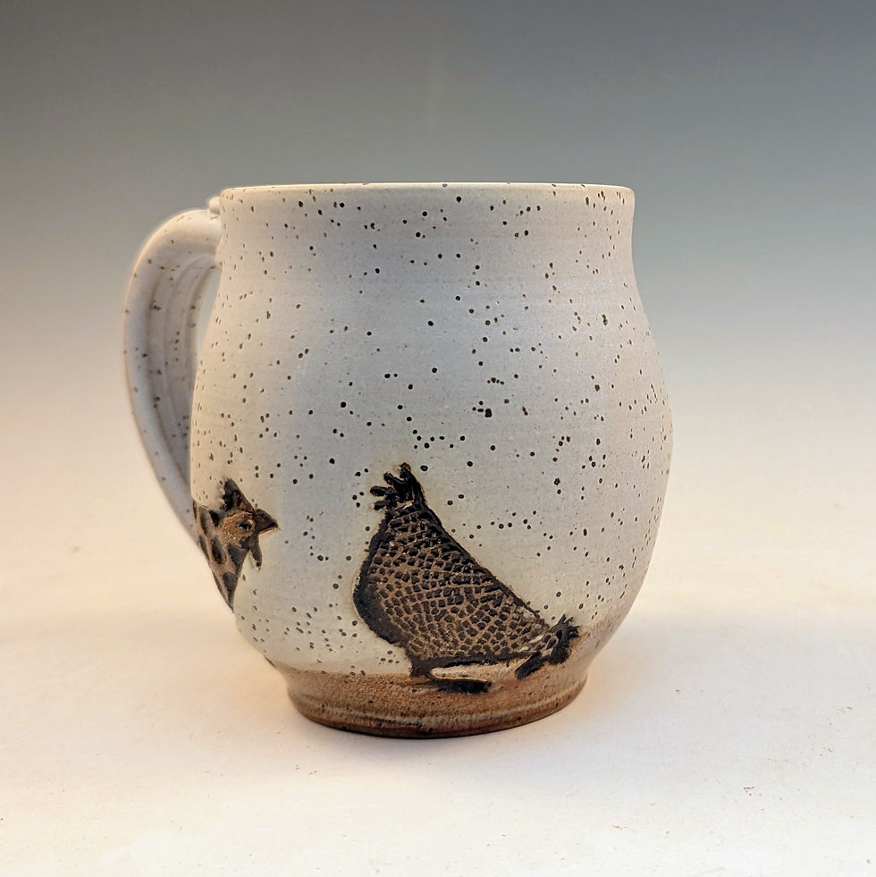 Thumbnail: Chicken mug in creamy matte