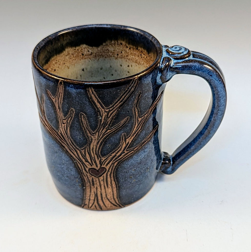 Thumbnail: Carved tree in blue rutile