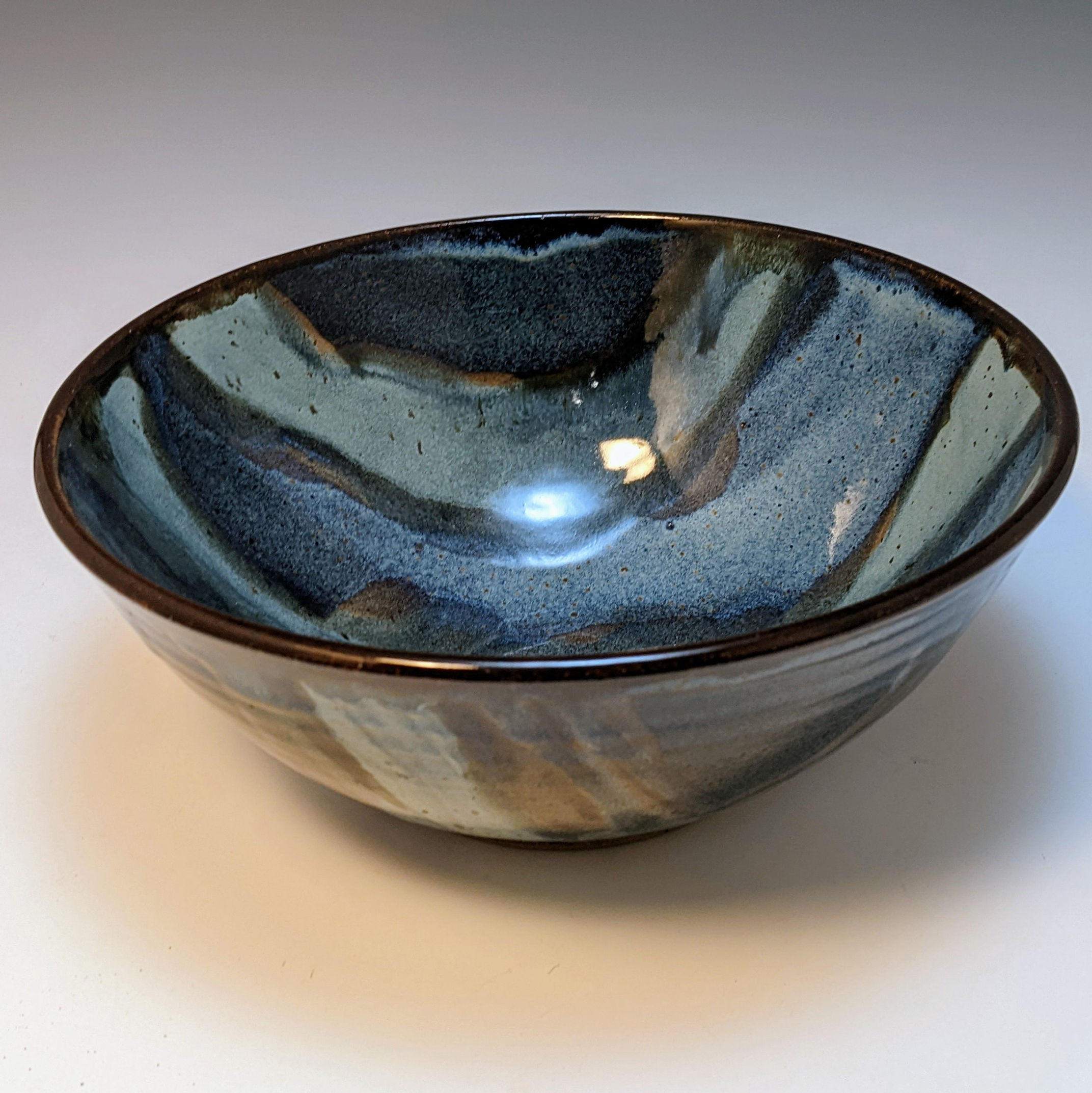 Medium ocean jasper serving bowl