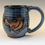 Thumbnail: Bird on a branch blue rutile - handmade stoneware pottery mug 