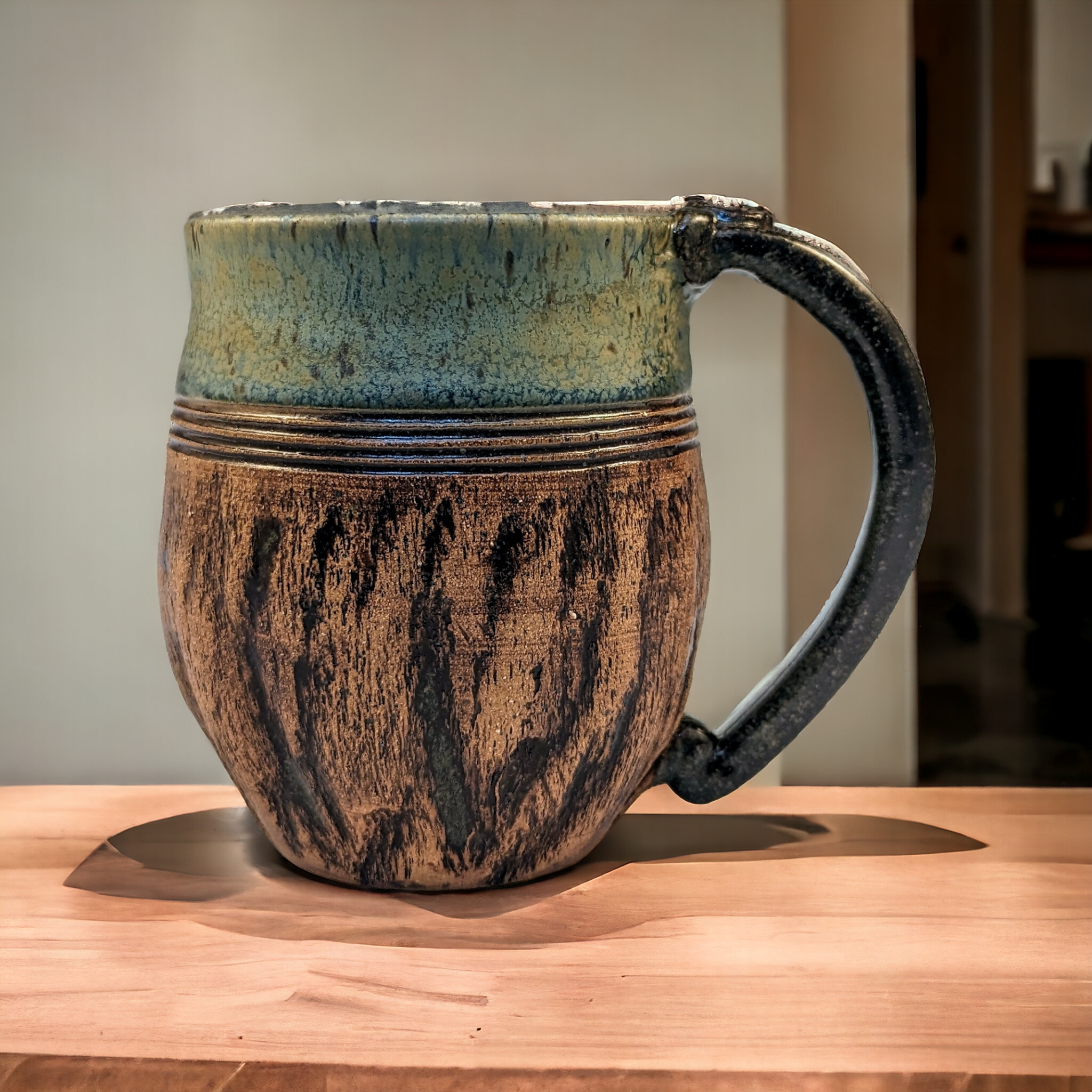 Bark bottom in agate