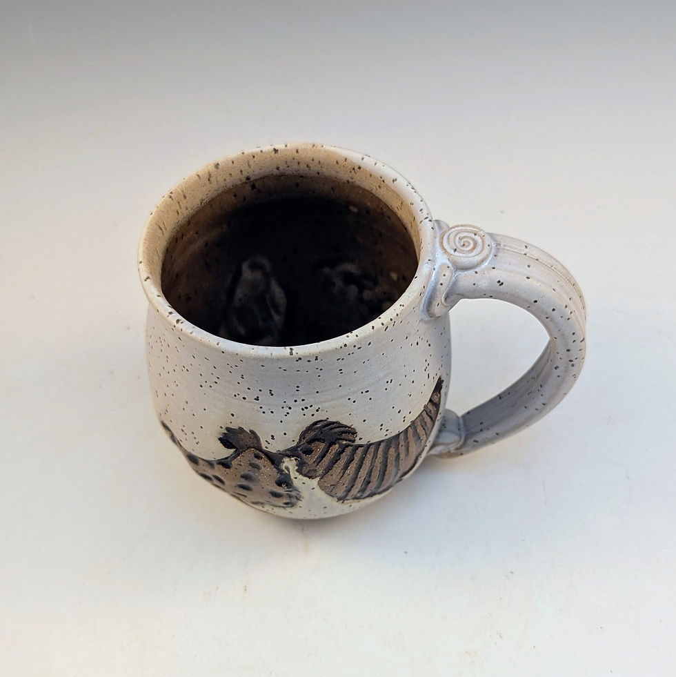 Thumbnail: Chicken mug in creamy matte