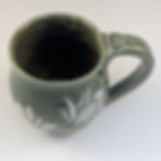 Thumbnail: Magnolia on light green mug 