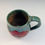 Thumbnail: Poppy flower mug in light turquoise 