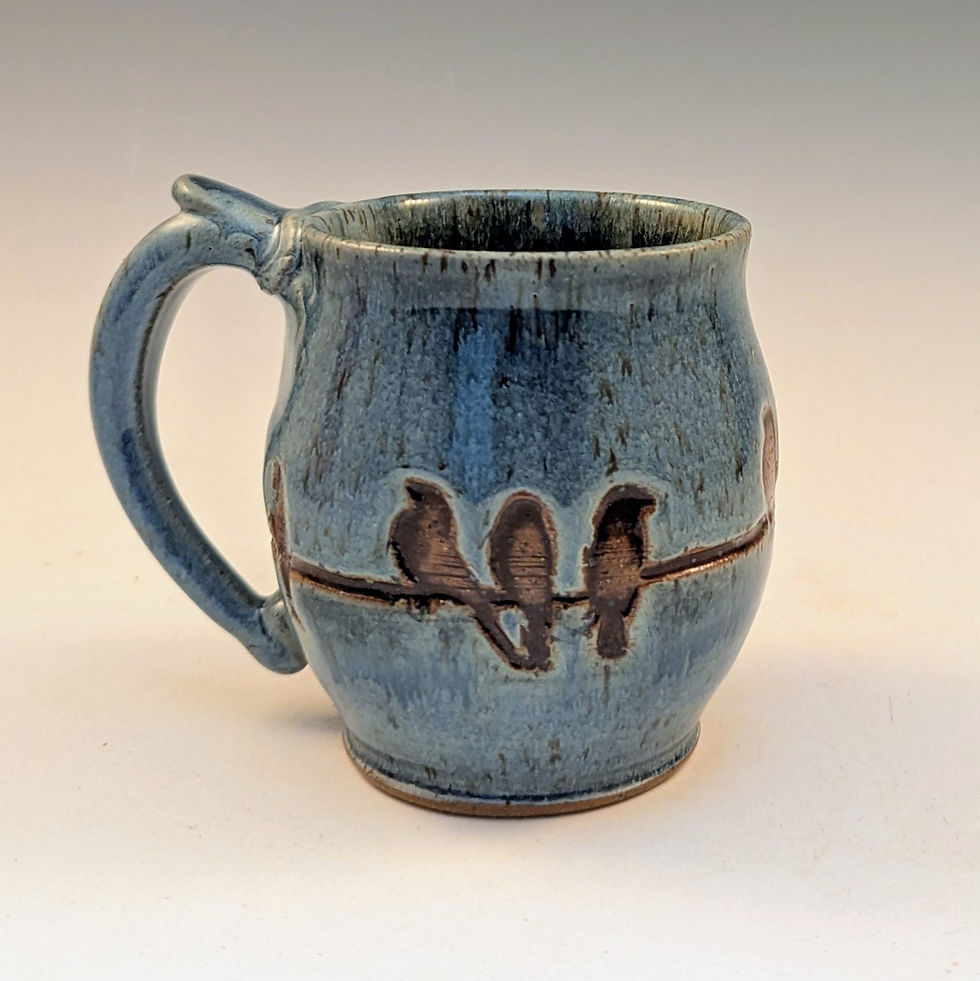 Thumbnail: Birds on a wire mini mug