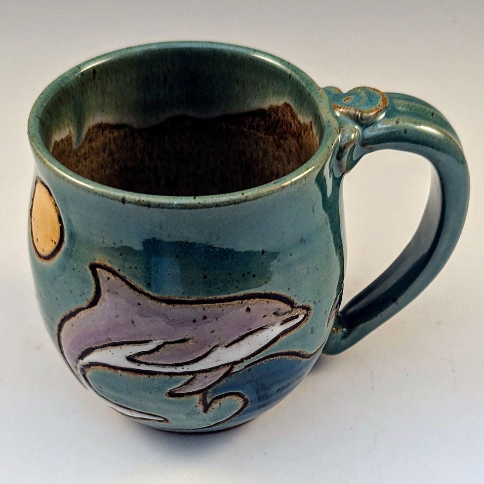 Thumbnail: Dolphin Wave Mug